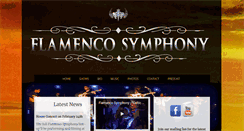 Desktop Screenshot of flamencosymphony.com