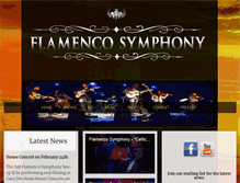 Tablet Screenshot of flamencosymphony.com